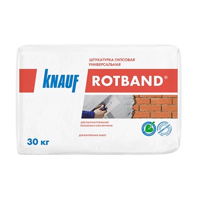 СТОП ЦЕНА! Штукатурка Knauf Rotband, 30 кг - фото 4586