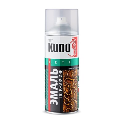 Эмаль по ржавчине Kudo KU-3006 молотковая бронзовая (0,52 л) - фото 7204