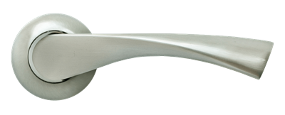 Дверная ручка RUCETTI RAP 1 SN, Цвет – Белый никель - фото 7528