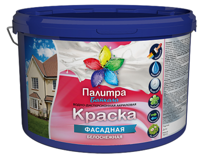 Фасадная краска Палитра Байкала, 14кг - фото 7805