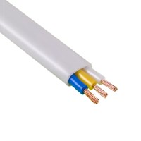 Провод соединительный гибкий ПУГНП 3х2,5 мм2, белый