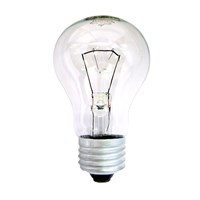 Лампа накаливания Е27, груша, 95Вт, 230В, прозрачная