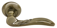 Дверная ручка RUCETTI RAP 9 AB Цвет - Античная бронза