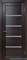 Дверное полотно LEX ALPHA 600*2000 горький шоколад, арт.LAGS-600 ПВХ +дверная коробка - фото 8199